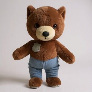 Vintage Knickerbocker Smokey Bear 1970s Plush Toy Official Licensed